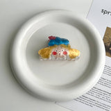 HALLOWEEN GHOST CARTOON HAIR CLAW CLIP FOR GIRLS_CWAHA5781