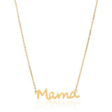 STAINLESS STEEL LETTER PENDANT CLAVICLE CHAIN_CWMM2722