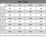 Women Strap Tied High Waist Boot Cut Long Pants_Cwblp0346