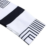 PRINTED PLEATED FASHION TIE CASUAL PLUS SIZE DRESS_CWDSD6160