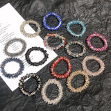 CUTE CRYSTAL VINTAGE HAIR TIE SWEET PONYTAIL BAND_CWAHA6765