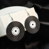 CREATIVE SIMPLE LETTER GEOMETRIC ROUND EARRINGS_CWAJE1875