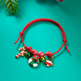 HANDMADE WOVEN CHRISTMAS TREE MOOSE BRACELET_CWAJE2395