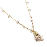 Womens All-Match Tulip Pendant Sweater Necklace