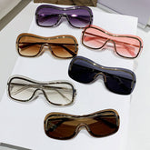 INTEGRATED METAL SUNGLASSES FRAMELESS GLASSES_CWASG0349