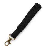 BOHO HANDMADE WOVEN STRIPE KEYCHAIN WRIST STRAP_CWAB5015