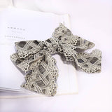 PALACE STYLE HAIR BOW EMBROIDERY HAIRPINS_CWAHA1186