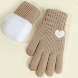 Women Heart Jacquard Knitted Gloves_Cwag0135
