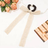 BOW HAIR BAND LACE RIBBON HAIR ROPE_CWAHA1648
