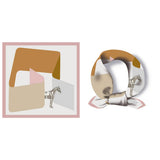 GEOMETRIC PRINT REVERSIBLE SATIN SCARF FOR SUMMER_CWASC0655