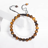 Tiger Eye Colorful Frosted Stone Bracelet_Cwasc0702