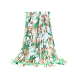 FLORAL SCARF LIGHTWEIGHT BEACH WRAP FOR WOMEN_CWASC0679