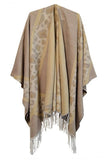 LEOPARD POINT CASUAL SHAWL WRAP_CWASC0005