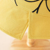 STYLISH WIDE BRIM BOW EMBROIDERED BUCKET HAT_CWAH1421