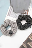 2PCS HAIR TIE PLAID PATTERN SCRUNCHIE_CWAHA0181