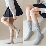 Women Breathable Mesh Mid-Length Cotton Socks_Cwms0647