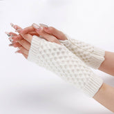 Warm And Cold-Proof Pineapple Flower Gloves_Cwag0107