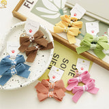 CANDY COLOR CUTE BOW CHILDRENS HAIR TIES_CWAHA1117