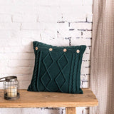 DIAMOND PATTERN TWIST BUTTON PILLOW CAR CUSHION_CWMM2377