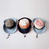 CHILDRENS STYLISH CAMPING BIG BRIM BUCKET HAT_CWAH2873