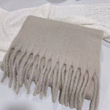 COZY SOLID LONG SCARF FOR WOMEN FALL WINTER_CWASC2289