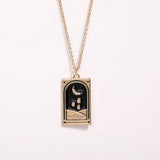 Womens Personalized Vintage Tarot Necklace_Cwmm3786