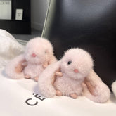 MINK FUR RABBIT BAG ORNAMENT HIGH END KEYCHAIN_CWMM2546