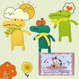 HANDMADE CROCODILE DOLL CROCHET MATERIAL KIT_CWMM1873