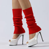 Warm Ballet Leggings High Elastic Stacked Socks_Cwms0748