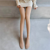 NEW WINTER GLOSSY NUDE LEGGINGS BARE LEG EFFECT_CWMM8973