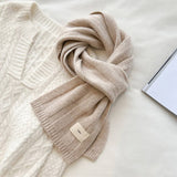 Knit Stripe Scarf Warm Fall/Winter Unisex Scarf_Cwasc0985