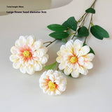 FAUX LONG STEM MARIGOLD PEONY FLOWER FOR DECOR_CWMM6591