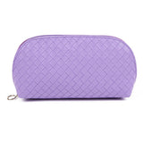 SIMPLE WOVEN WATERPROOF SHELL MAKEUP BAG_CWAB1436