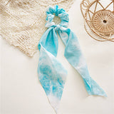 2024 NEW STYLE TIE DYE RIBBON BOW HAIR TIE_CWAHA1089