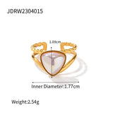 STAINLESS STEEL MAGIC PEARL RINGS EARRINGS_CWAJE0624