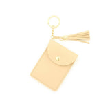 PU LEATHER CARD HOLDER WALLET WITH TASSEL_CWAB4963