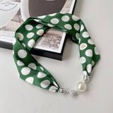 MAGNETIC SILK SCARF NECKLACE ELEGANT NECK WRAP_CWASC0752