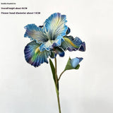 Vintage 2-Head Alice Iris Artificial Flower_Cwmm6515