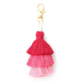 BOHEMIAN HANDMADE MULTI LAYER TASSEL KEYCHAIN_CWAB5022