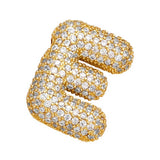 COPPER ZIRCONIA PENDANT NECKLACE HIP HOP_CWMM5862