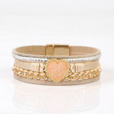 LADIES LOVE ALLOY BRACELET_CWAJE1517