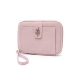 New Solid Leaf Decor Zipper Short Wallet_Cwab06258