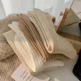 Women'S Wool Socks Warm Women'S Mid-Calf Socks_Cwms1123