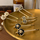 CAMELLIA PEARL HAIR PIN WITH RHINESTONES_CWAHA1211