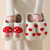 HOME LOVE PATTERN NON SLIP COTTON SLIPPERS_CWSHS0276