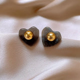 LOVE ROUND BEADS ELEGANT AND FASHIONABLE EARRINGS_CWAJE2360