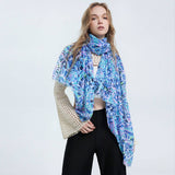 Classic Print Color Block Scarf Shawl_Cwasc0678