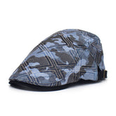 FASHIONABLE NEW CHECKERED CAMOUFLAGE BERET_CWAB2916