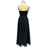 Strapless V-Neck Fishbone Corset Dress