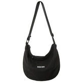 Simple Solid Color Casual Letter Crossbody Bag_Cwab1768